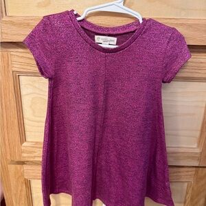 Tucker + Tate Glittery Magenta Short Sleeve Tee
